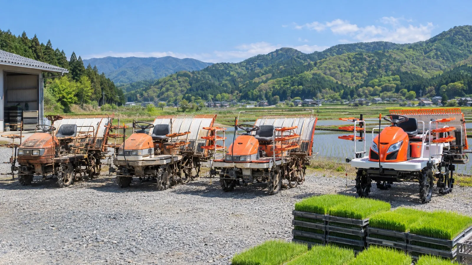 クボタ田植機の中古相場｜81件と公式の販売年で見る